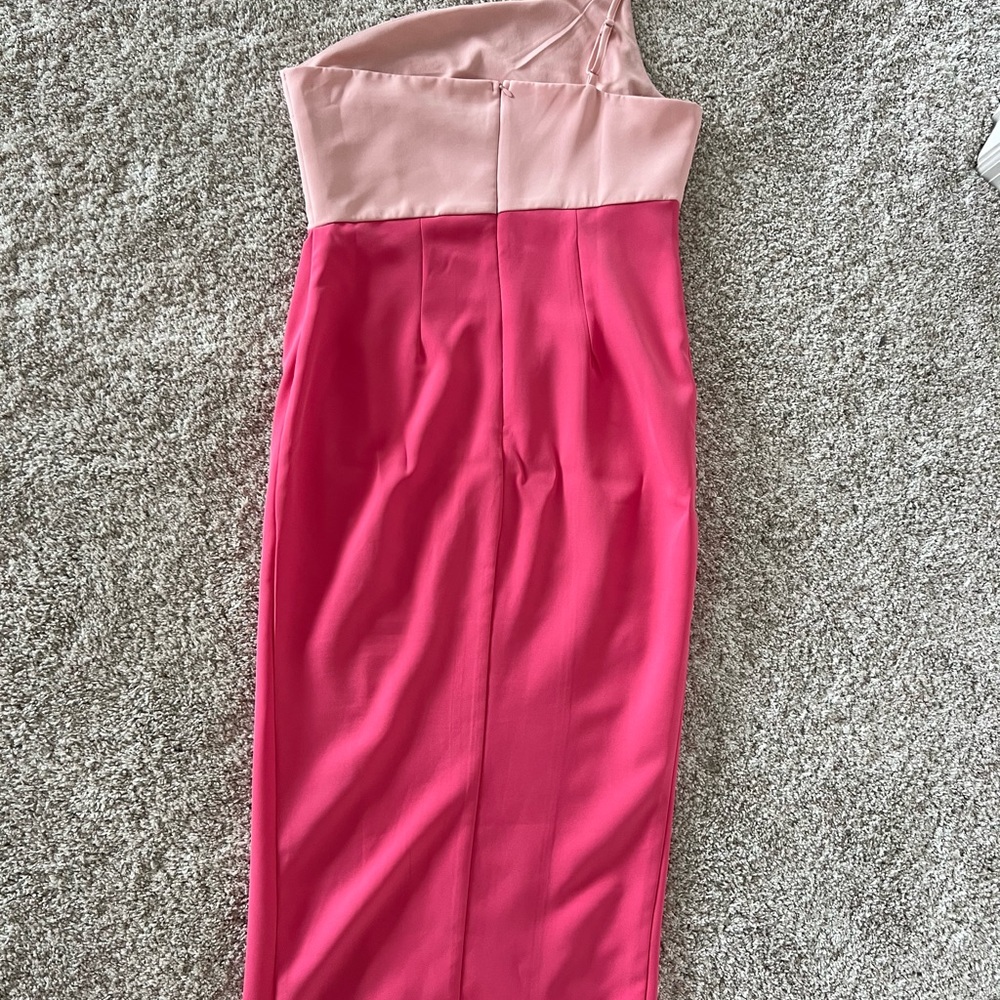 Pink Lilly Color Block Dress - Picture 4 of 8